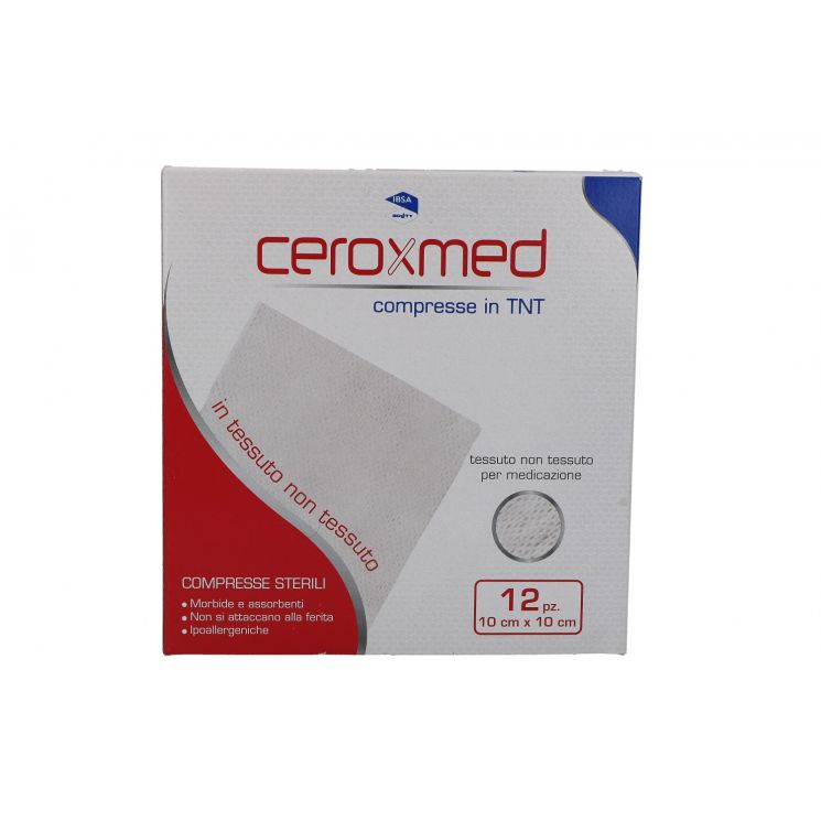 Ceroxmed Compresse Sterili in TNT 10cm x 10cm 12 Pezzi